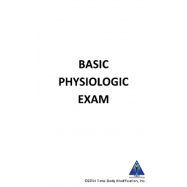 Memorization (Flash) Cards - Basic Physiological Exam 